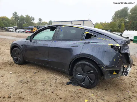 2026 Tesla Model Y VIN 7SAYGDEE6TA497247 фото 2