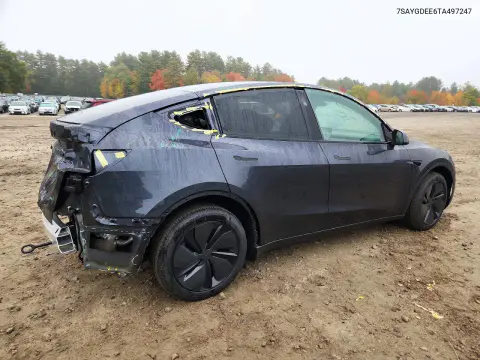 2026 Tesla Model Y VIN 7SAYGDEE6TA497247 фото 3