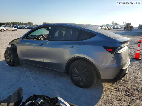 2026 Tesla Model Y VIN 7SAYGDED8TF631315 фото 2