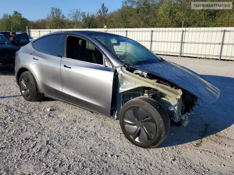 2026 Tesla Model Y VIN 7SAYGDED8TF631315 фото 4