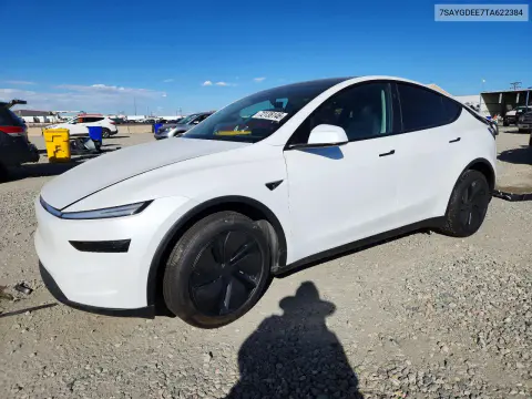 7SAYGDEE7TA622384 — 2026 Tesla Model Y, Задняя часть, фото до ремонта