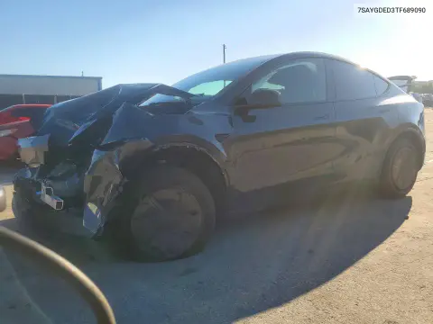 7SAYGDED3TF689090 — 2026 Tesla Model Y, Передняя часть, фото до ремонта