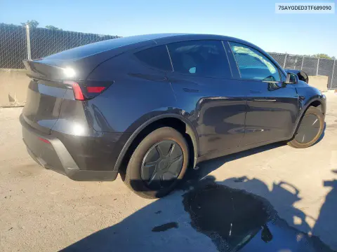 2026 Tesla Model Y VIN 7SAYGDED3TF689090 фото 3