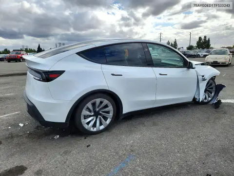 2026 Tesla Model Y VIN 7SAYGDED1TF533243 фото 3