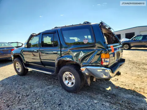 JT3VN29V5S0040910 — 1995 Toyota 4RUNNER, фото 2 с аукциона Copart, Переворот