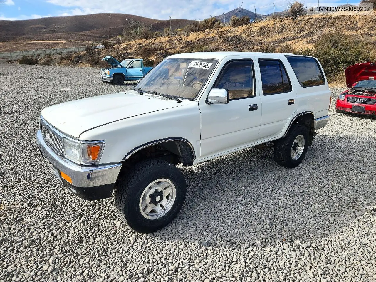 1995 Toyota 4Runner Sr5 V6 VIN JT3VN39W7S8089297 фото 1