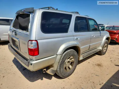 2002 Toyota 4Runner Limited VIN JT3GN87R720252144 фото 3