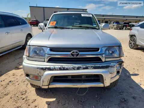 2002 Toyota 4Runner Limited VIN JT3GN87R720252144 фото 5