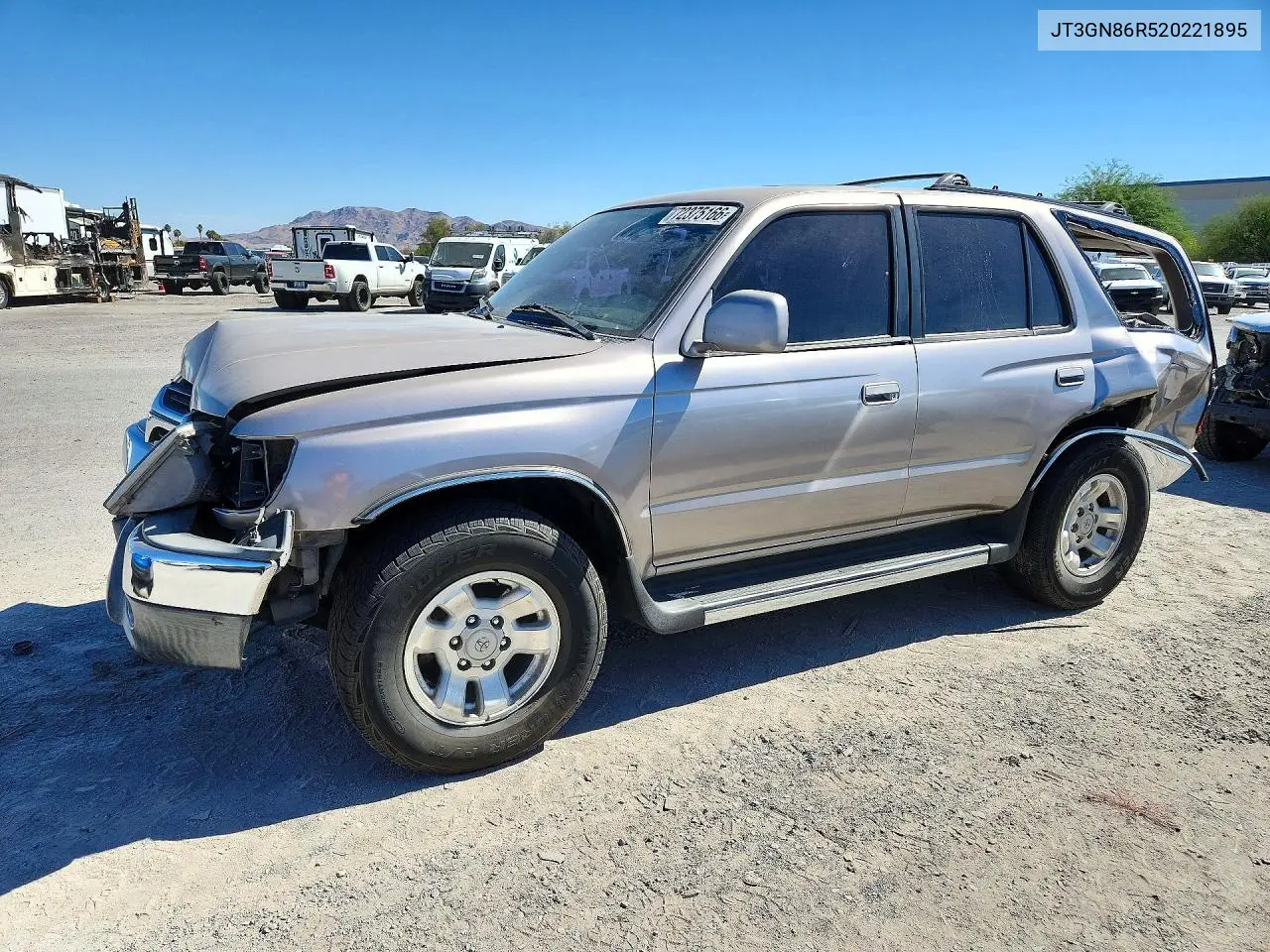 2002 Toyota 4Runner Sr5 VIN JT3GN86R520221895 фото 1