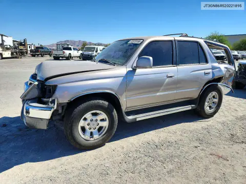 JT3GN86R520221895 — 2002 Toyota 4RUNNER, Задняя часть, фото до ремонта