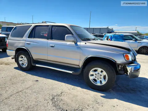2002 Toyota 4Runner Sr5 VIN JT3GN86R520221895 фото 4