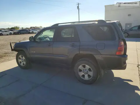 2003 Toyota 4Runner Sr5 VIN JTEBT14R530022185 фото 2