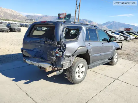 2003 Toyota 4Runner Sr5 VIN JTEBT14R530022185 фото 3