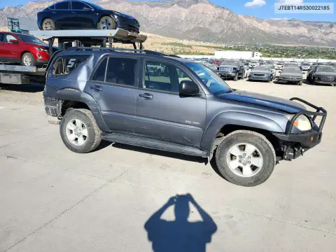 2003 Toyota 4Runner Sr5 VIN JTEBT14R530022185 фото 4