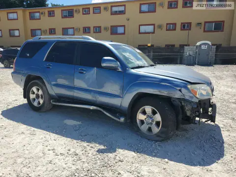 2003 Toyota 4Runner Limited VIN JTEZT17R230005550 фото 4