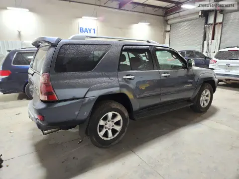 2003 Toyota 4Runner Sport Edition VIN JTEBU14R138010274 фото 3