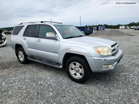 2003 Toyota 4Runner Limited VIN JTEZU17R330006610 фото 4
