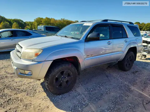 JTEBU14R130020270 — 2003 Toyota 4RUNNER, Мелкие вмятины и царапины, фото до ремонта