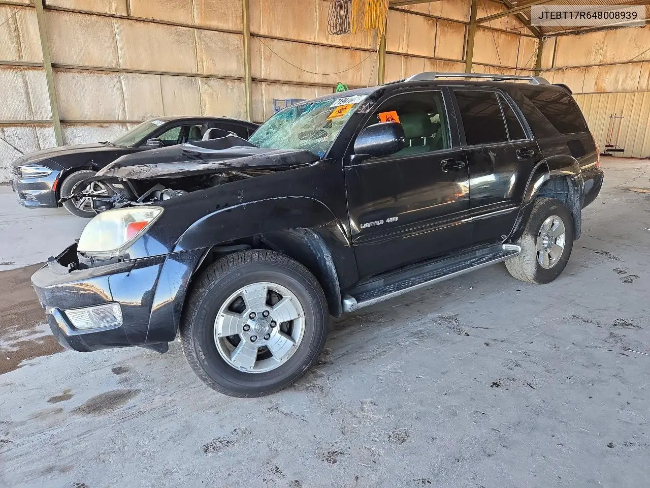 2004 Toyota 4Runner Limited VIN JTEBT17R648008939 фото 1