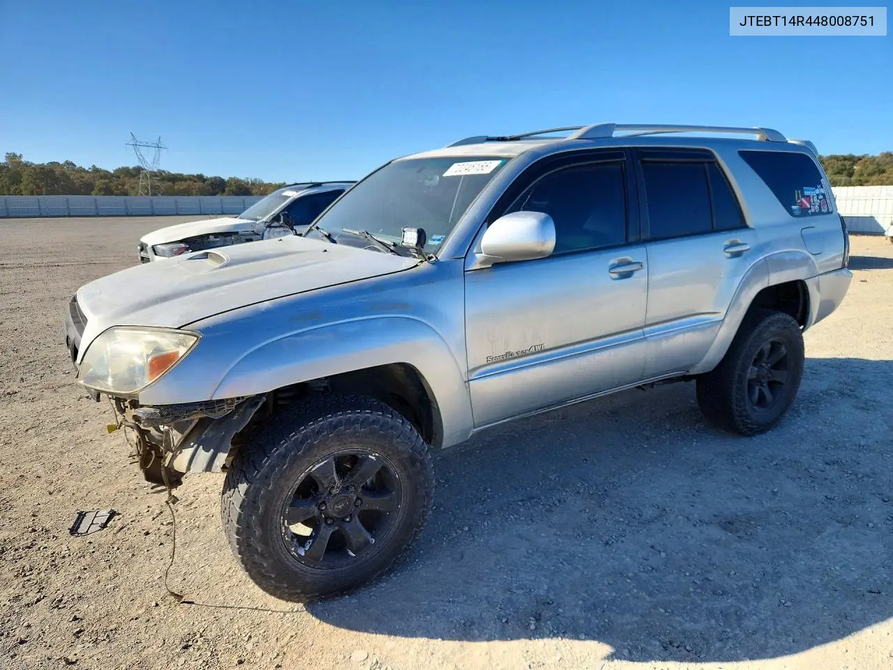 2004 Toyota 4Runner Sport Edition VIN JTEBT14R448008751 фото 1