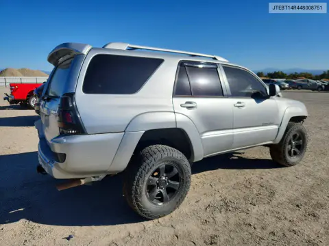 2004 Toyota 4Runner Sport Edition VIN JTEBT14R448008751 фото 3