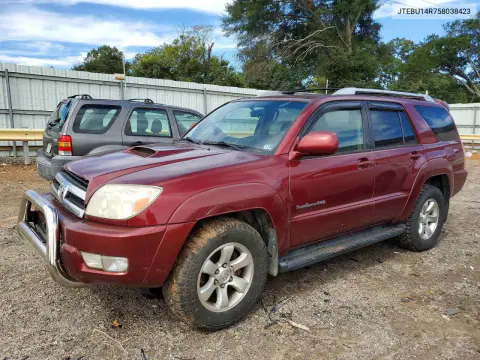 JTEBU14R758038423 — 2005 Toyota 4RUNNER, Механические повреждения, фото до ремонта