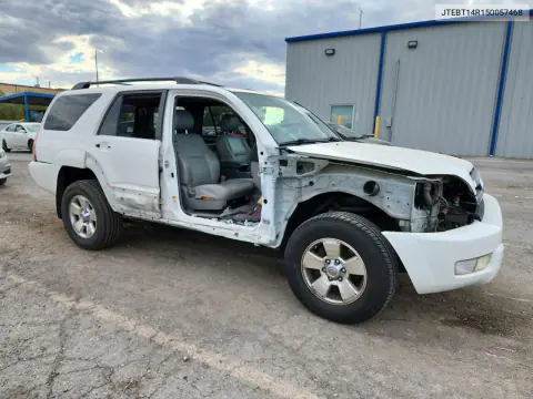 2005 Toyota 4Runner Sr5 VIN JTEBT14R150057468 фото 4