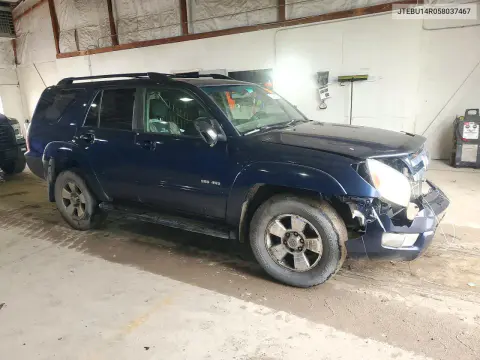2005 Toyota 4Runner Sr5 VIN JTEBU14R058037467 фото 4