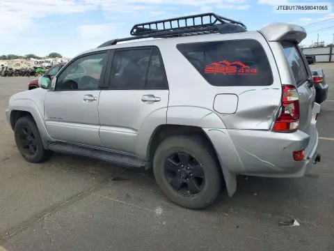 2005 Toyota 4Runner Limited VIN JTEBU17R658041065 фото 2