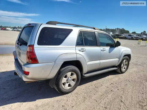 2005 Toyota 4Runner Sr5 VIN JTEZU14R850051016 фото 3