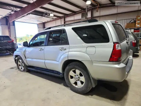 2007 Toyota 4Runner Sr5 VIN JTEZU14R578088612 фото 2