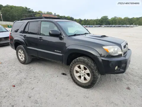 2007 Toyota 4Runner Sport Edition VIN JTEZU14RX70094890 фото 4
