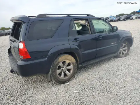 2007 Toyota 4Runner Limited VIN JTEBT17R570066284 фото 3