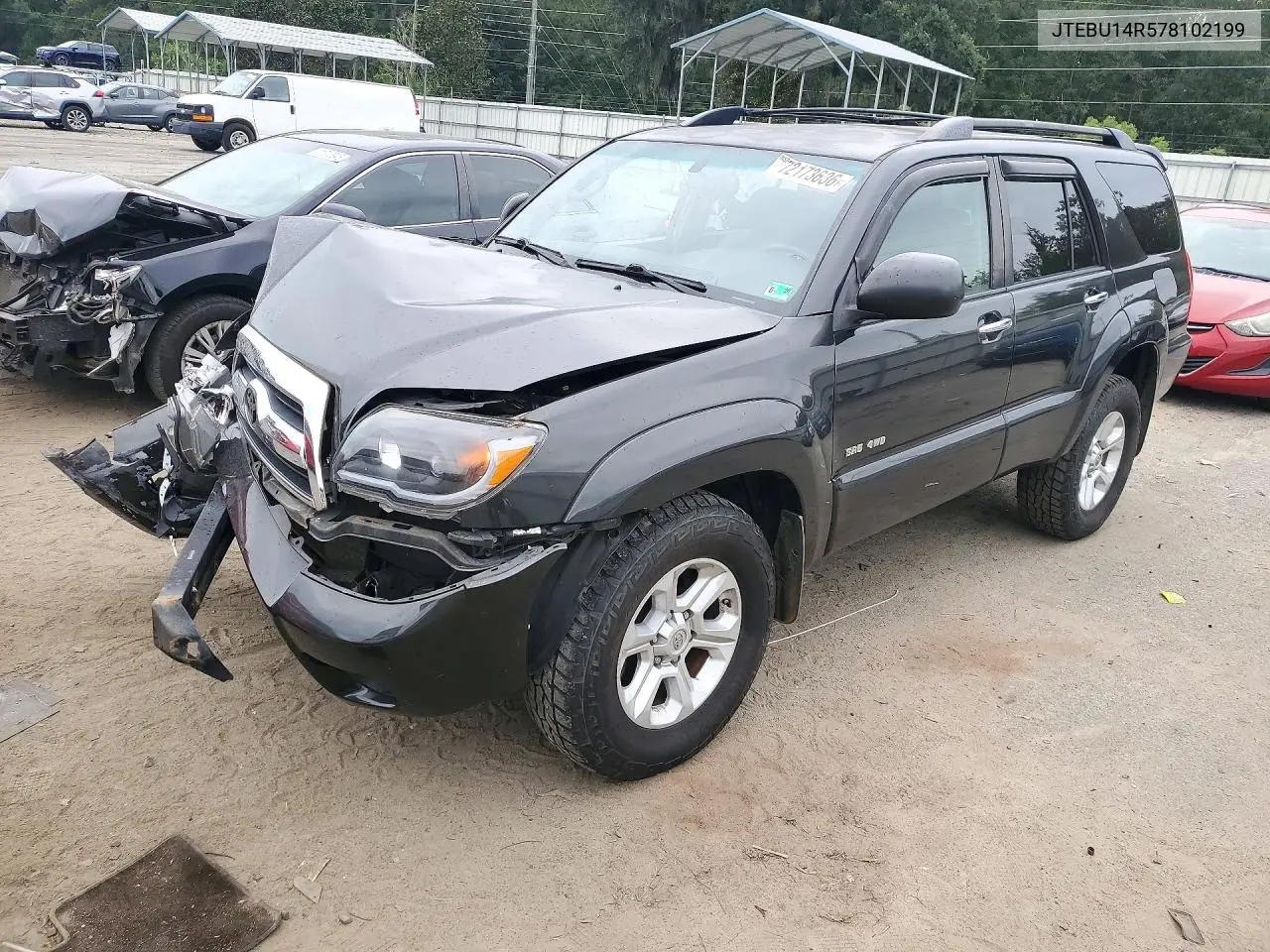2007 Toyota 4Runner Sr5 VIN JTEBU14R578102199 фото 1