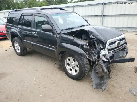 2007 Toyota 4Runner Sr5 VIN JTEBU14R578102199 фото 4