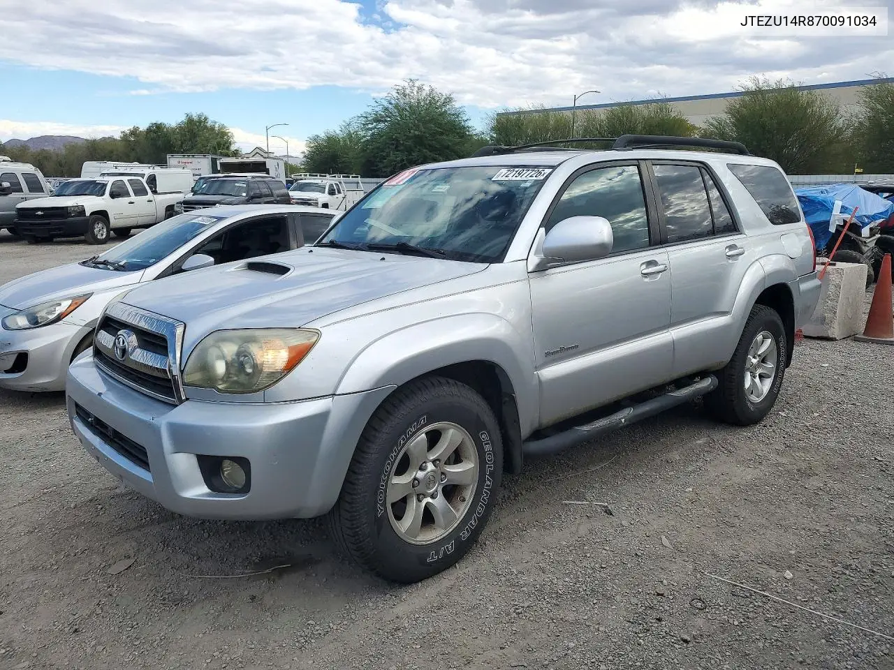 2007 Toyota 4Runner Sport Edition VIN JTEZU14R870091034 фото 1