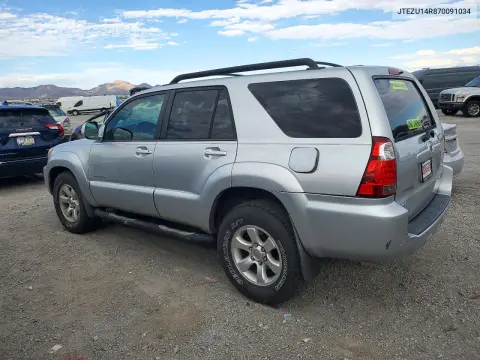 2007 Toyota 4Runner Sport Edition VIN JTEZU14R870091034 фото 2