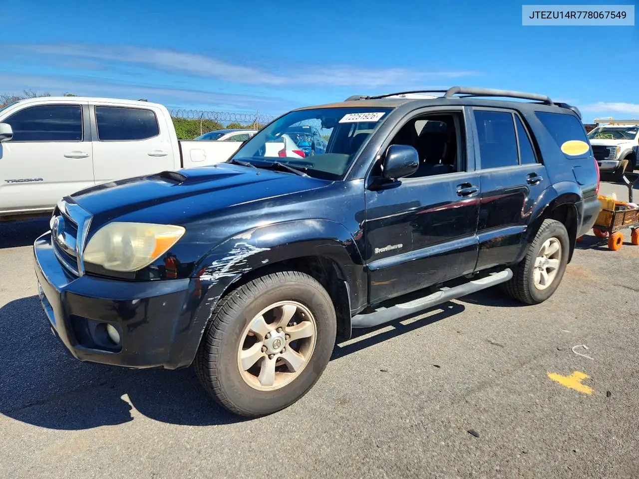 2007 Toyota 4Runner Sr5 VIN JTEZU14R778067549 фото 1