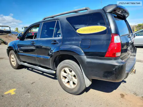 2007 Toyota 4Runner Sr5 VIN JTEZU14R778067549 фото 2