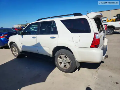 2008 Toyota 4Runner Sr5 VIN JTEZU14R18K022501 фото 2