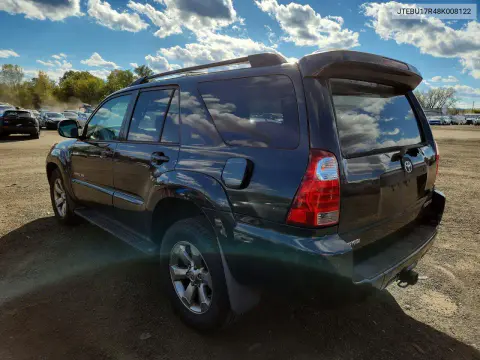 2008 Toyota 4Runner Limited VIN JTEBU17R48K008122 фото 2