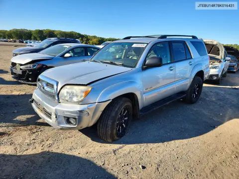 JTEBU14R78K016431 — 2008 Toyota 4RUNNER, Передняя часть, фото до ремонта