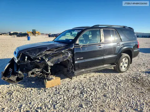 JTEBU14R48K026060 — 2008 Toyota 4RUNNER, Передняя часть, фото до ремонта