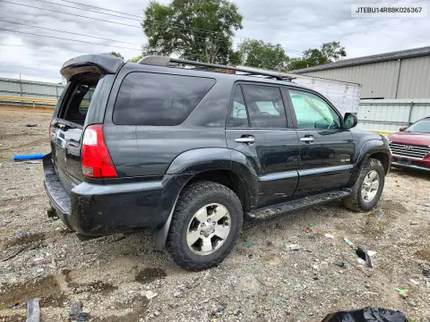 2008 Toyota 4Runner Sr5 VIN JTEBU14R88K026367 фото 3