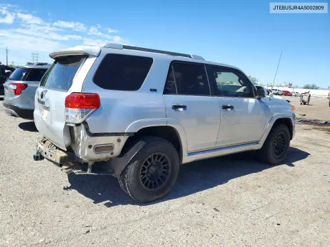 2010 Toyota 4Runner Sr5 VIN JTEBU5JR4A5002809 фото 3