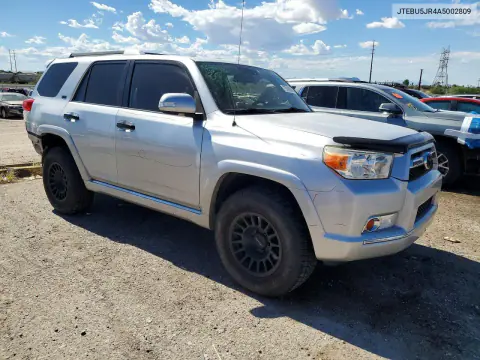 2010 Toyota 4Runner Sr5 VIN JTEBU5JR4A5002809 фото 4