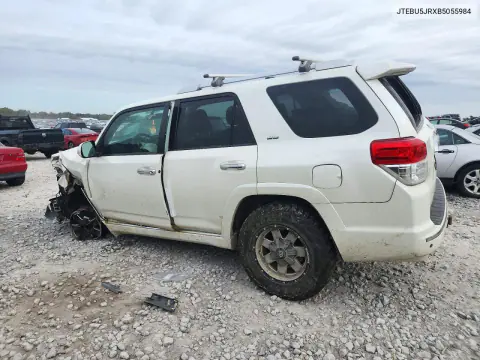 2011 Toyota 4Runner Sr5 VIN JTEBU5JRXB5055984 фото 2