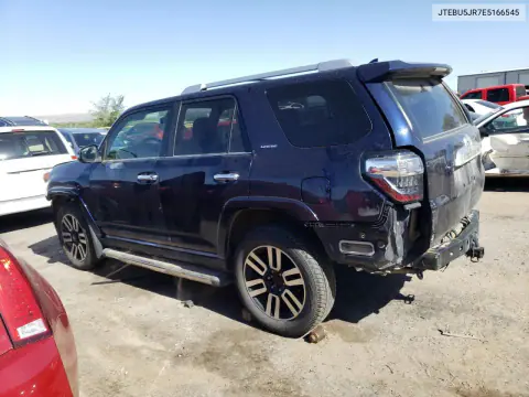 2014 Toyota 4Runner Sr5 VIN JTEBU5JR7E5166545 фото 2