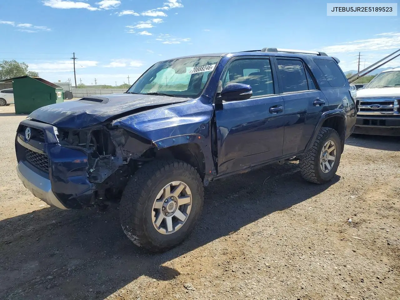 2014 Toyota 4Runner Trail Premium VIN JTEBU5JR2E5189523 фото 1
