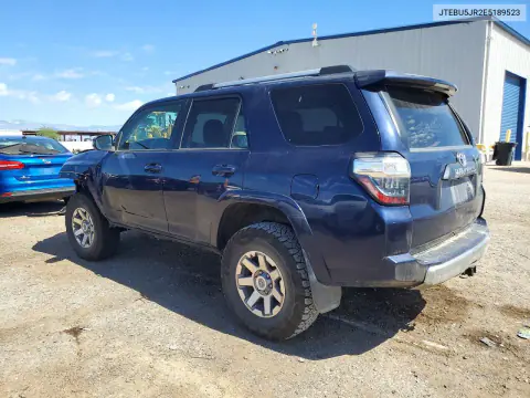 2014 Toyota 4Runner Trail Premium VIN JTEBU5JR2E5189523 фото 2